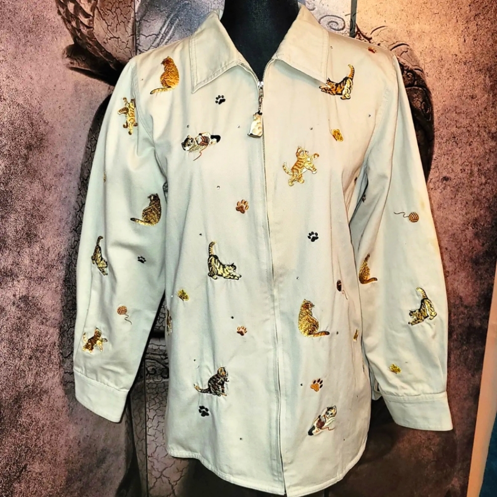 Vintage Cat Lovers Jacket